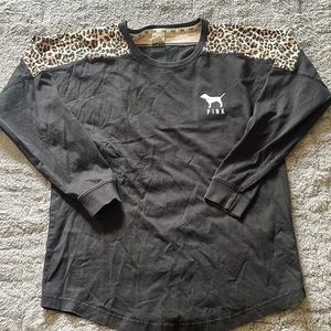 Victoria’s Secret PINK Oversized Long Sleeve Tee | M